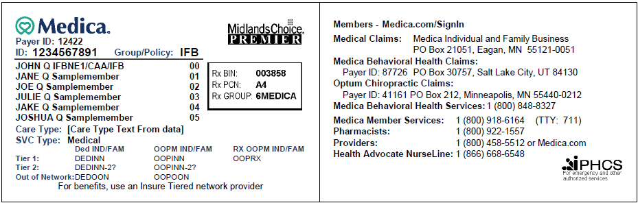 Identification Card Example