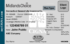 cigna card sample choice payer midlands providers healthcare services inpatient