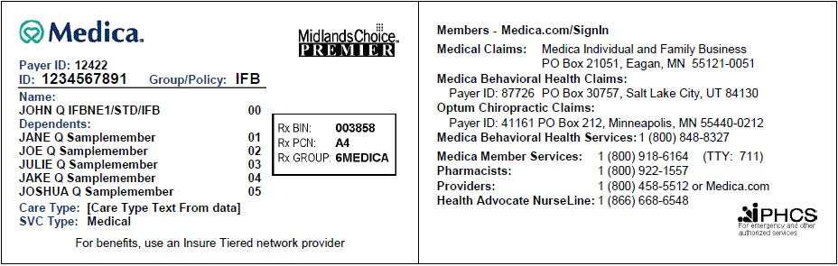 Identification Card Example